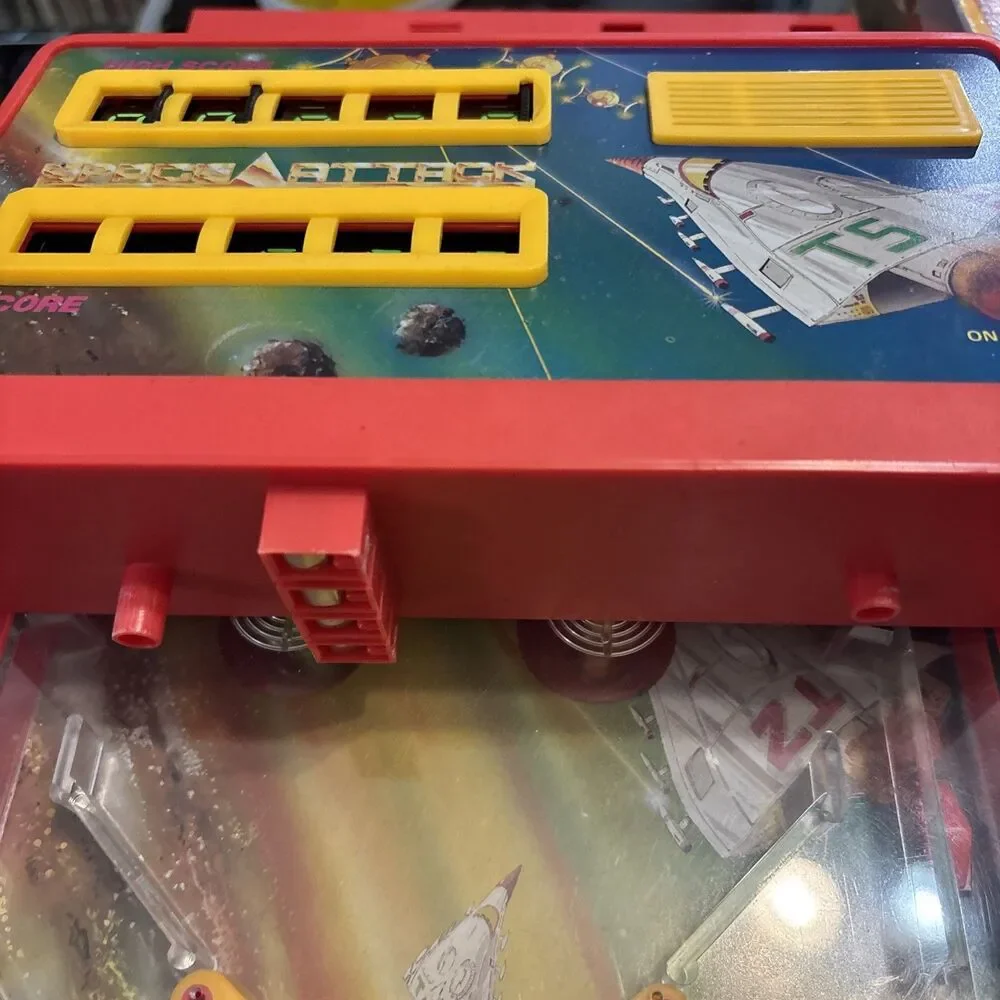 Vintage Radio Shack Space Attack Pinball - Sound, Controllers Works (no Score)